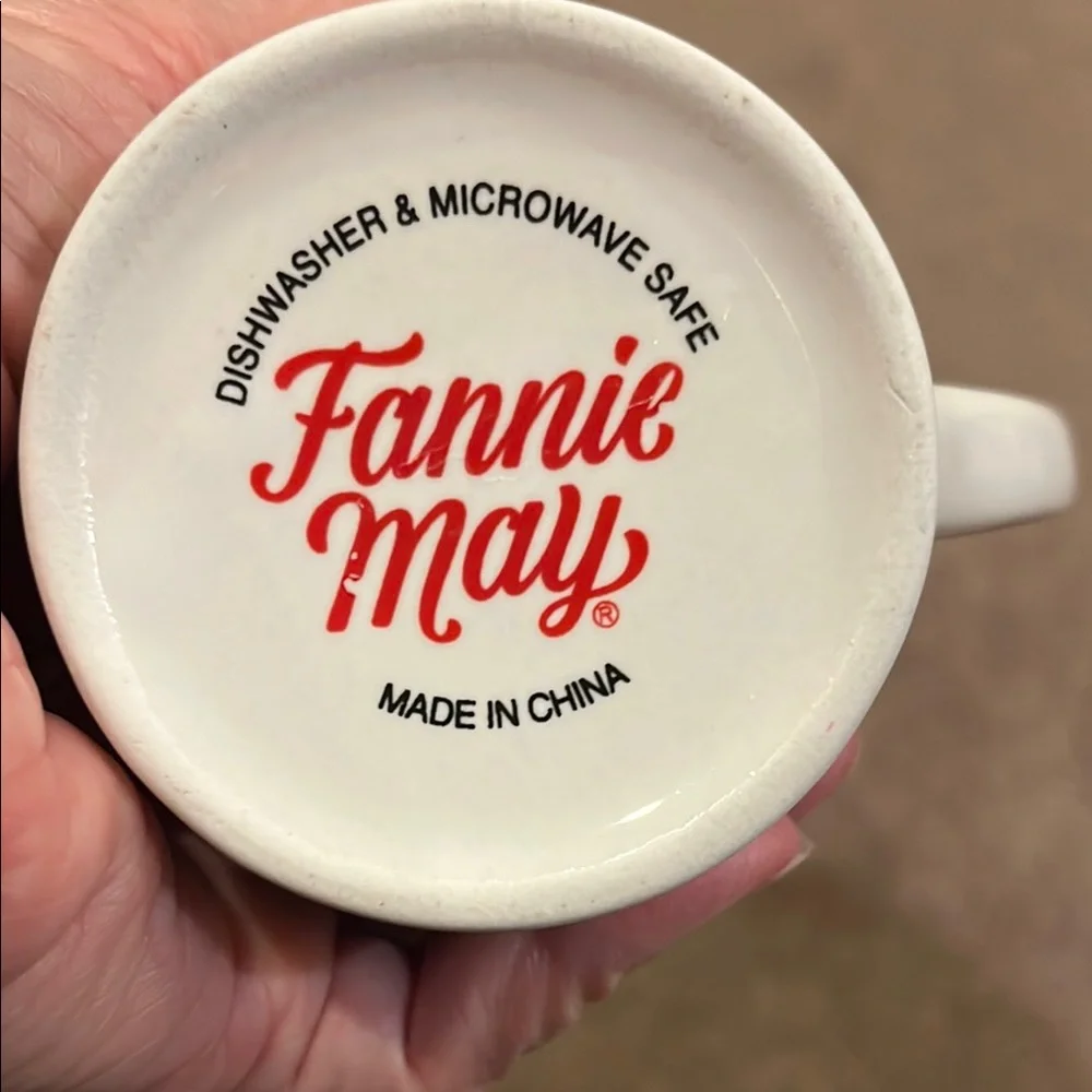 Fannie May floral White Mug